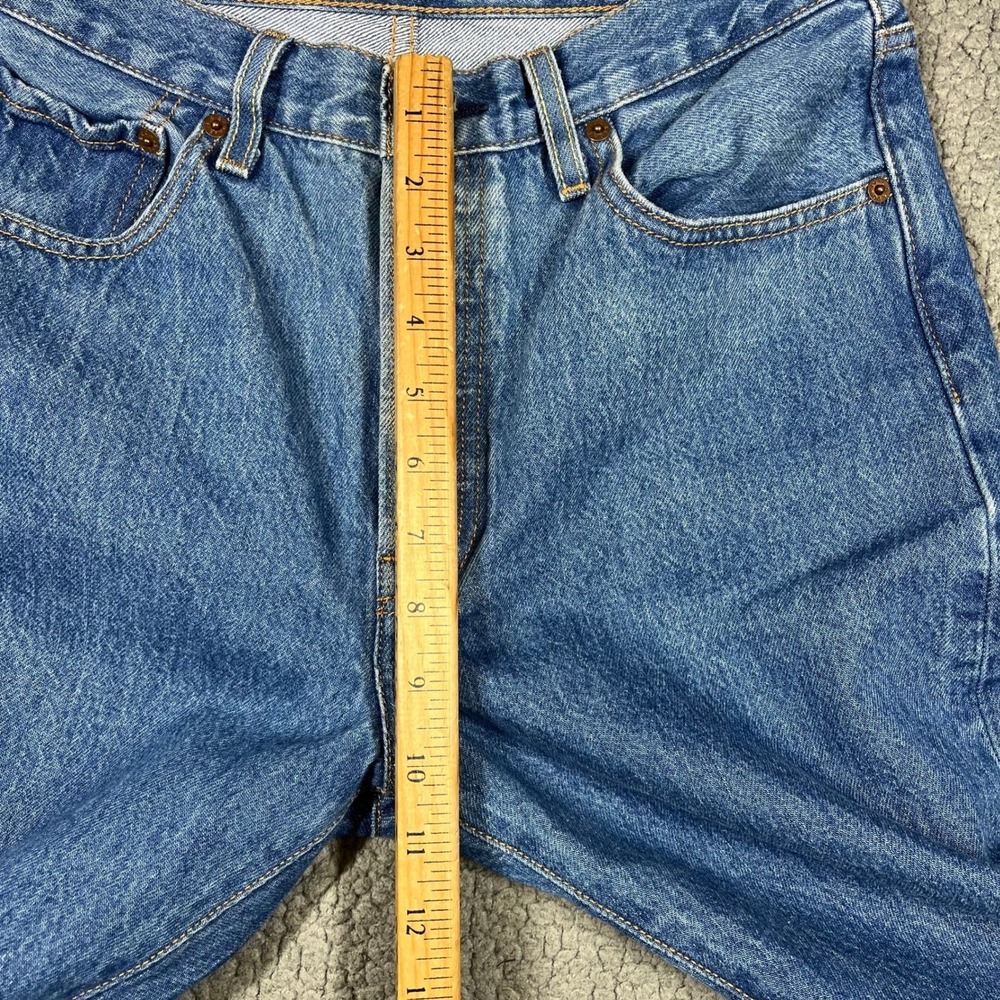 Levis‎ Premium 501 Skinny Jeans Mens 28 Blue Medium Wash Big E Button Fly Poland - Picture 13 of 16